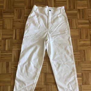White Jean Trousers NEW WITH TAGS